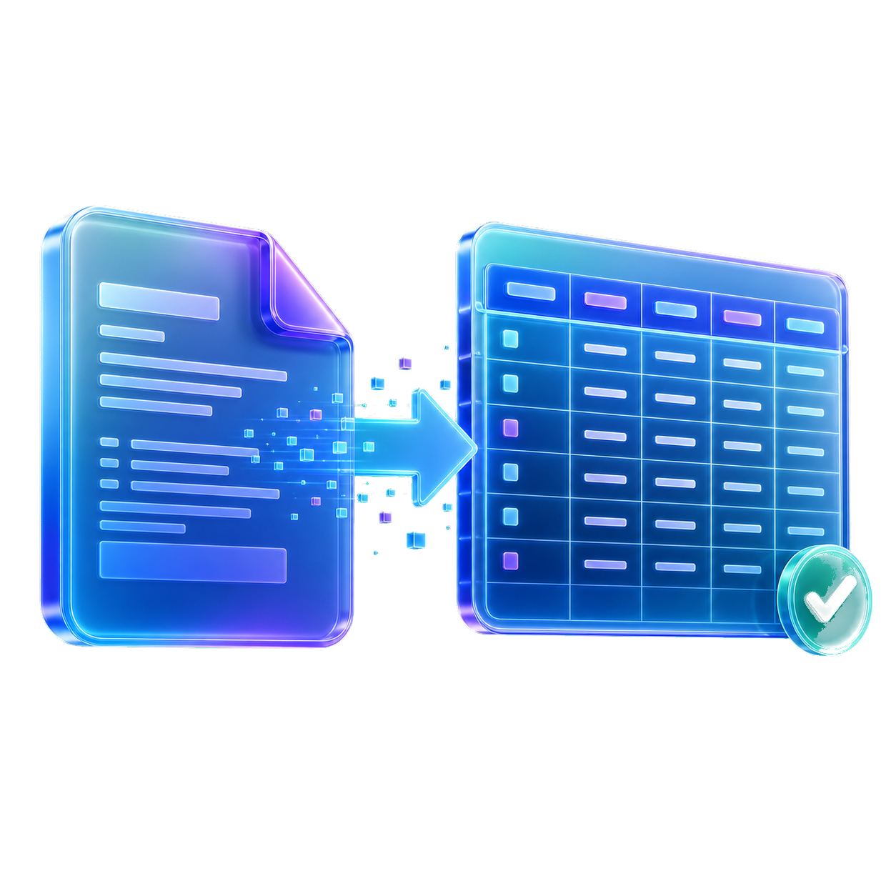 Bank statement PDF converting into a structured transaction table